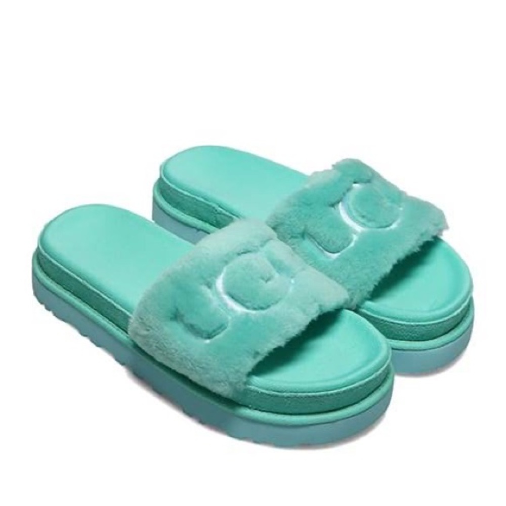 UGG LATON FUR SLIDE